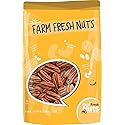 Whole, Shelled, Roasted Georgia Pecans Variation With Salt - Small Batch Roasted - Vegan & Keto Friendly - Healthy Southern Tastiness - Farm Fresh