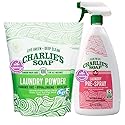 Charlie’s Soap Baby Variety Pack Pre Spray 32 Oz, Laundry Powder (100 Load), Bundle (Pack of 2)
