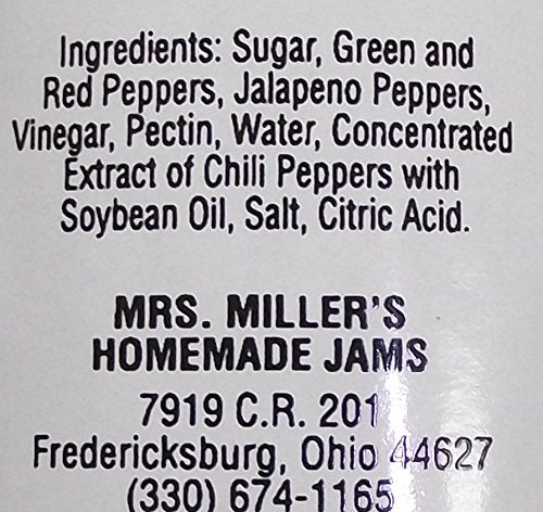 HUGE 18 oz Hot Pepper Jelly Sweet & Spicy, Amish and Homemade, Great Marinade!