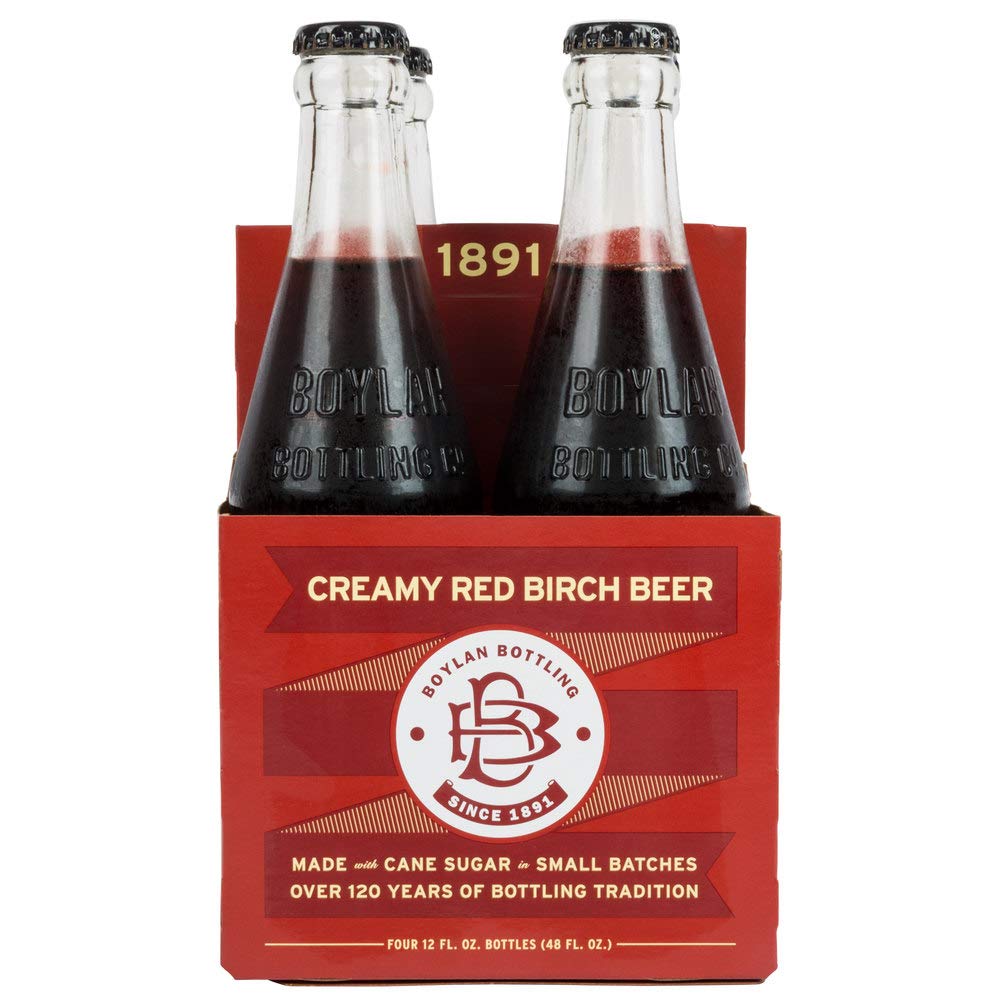 Boylan Bottling Co, Creamy Red Birch Beer, 4-pk, 12 fl oz