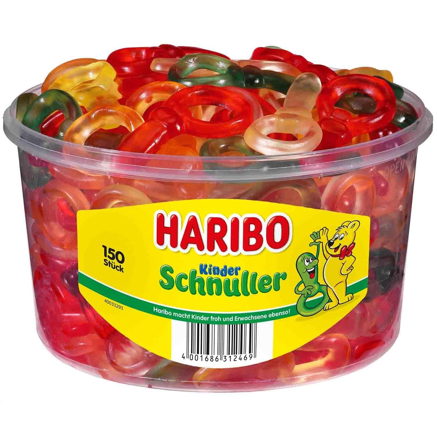 Haribo Kinder-Schnuller, Tub