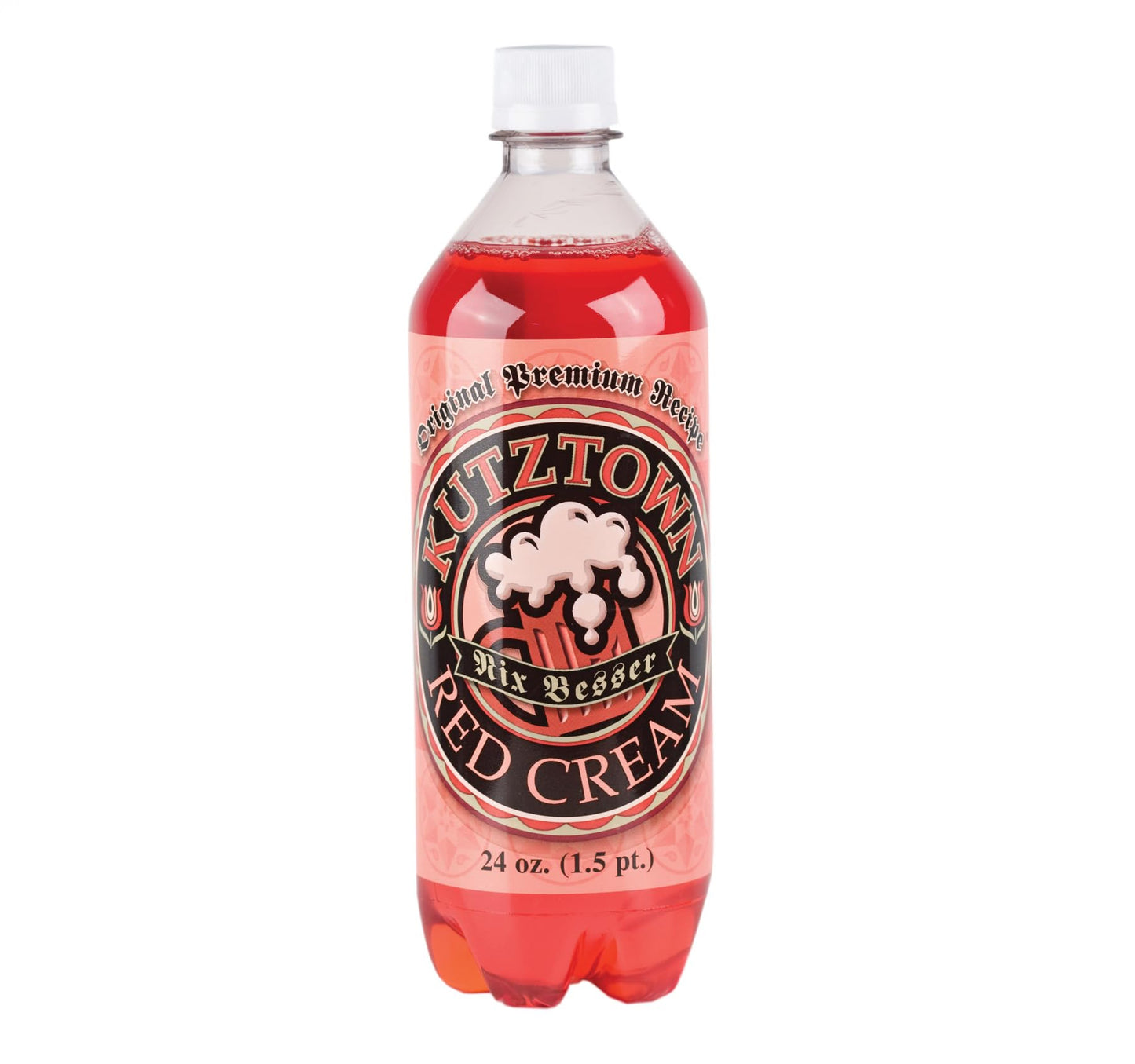 AmishTastes Soft Drinks Variety Box (Birch Beer, Black Cherry, Orange Cream, Red Cream), Kutztown "Nix Besser" PA Dutch Amish Style, 96 Oz.