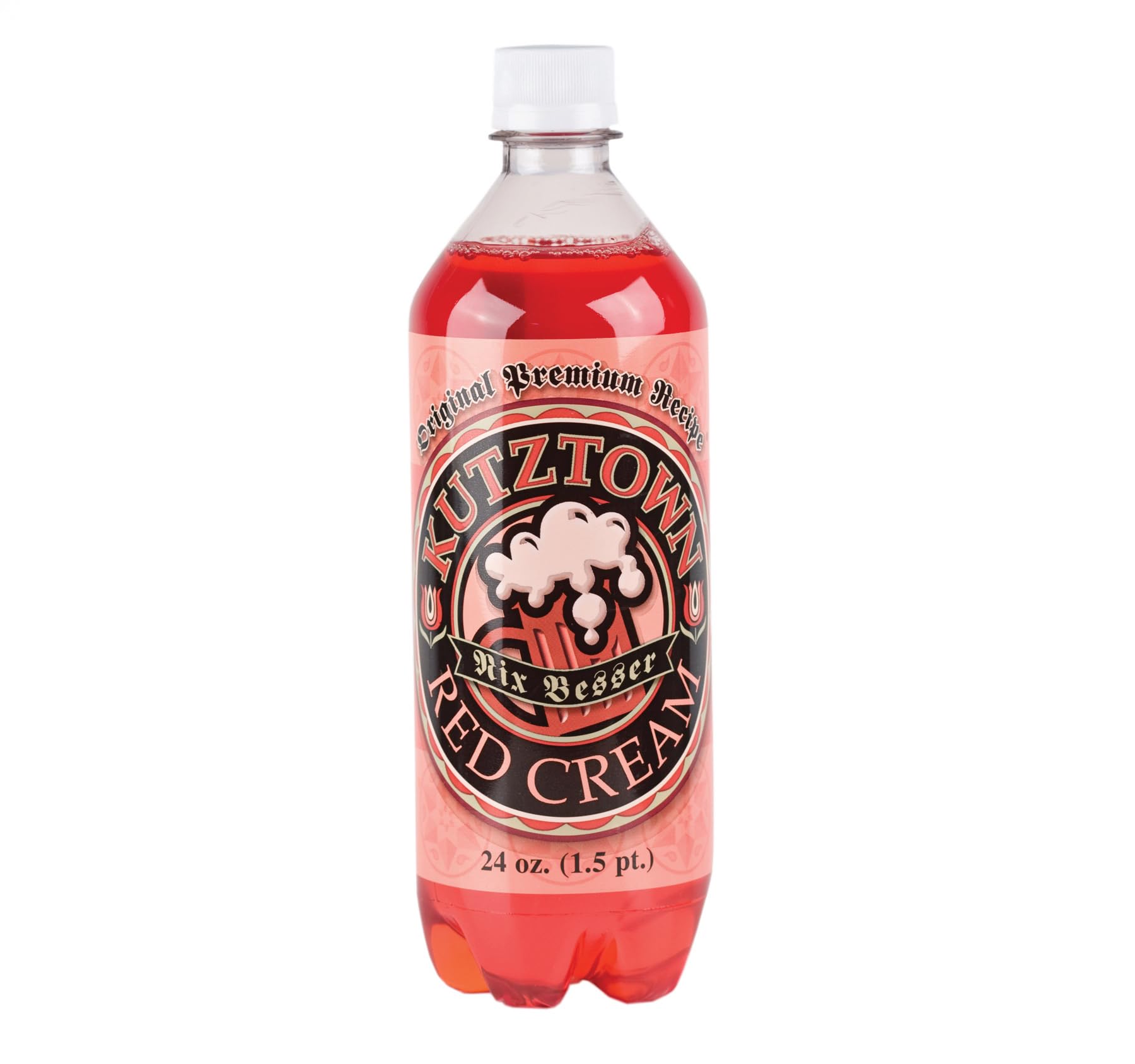 AmishTastes Soft Drinks Variety Box (Birch Beer, Black Cherry, Orange Cream, Red Cream), Kutztown "Nix Besser" PA Dutch Amish Style, 96 Oz.