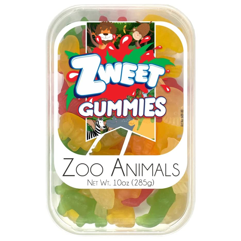 Zweet Gummy Zoo Animals - 10 oz. Tub