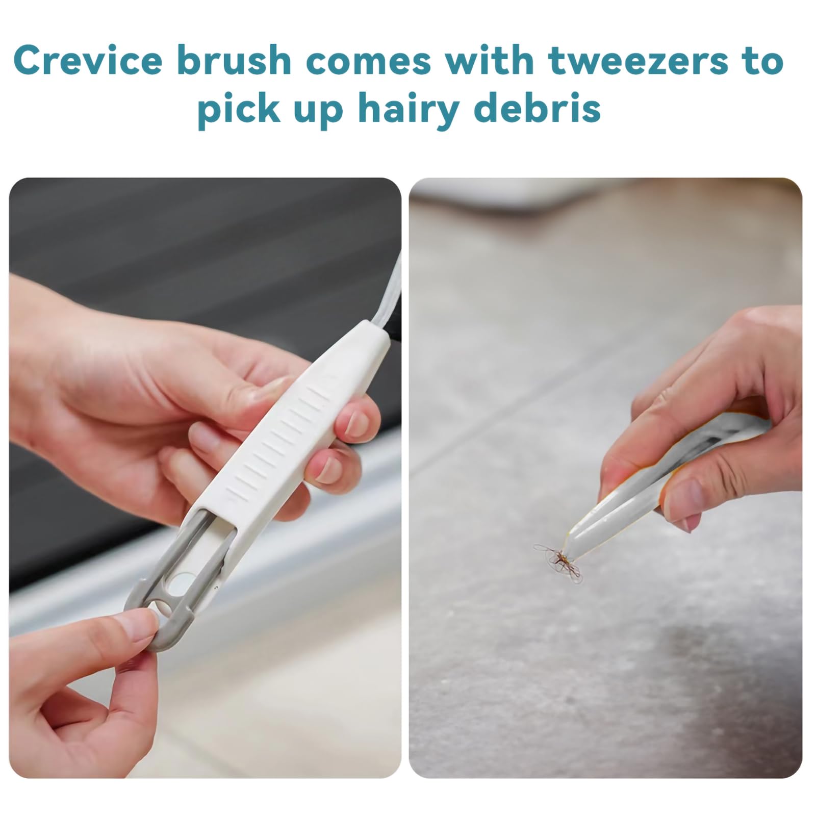 Crevice Brushes for Cleaning, Gap Cleaning Brush with Long Stiff V-Shaped Bristles Household Use for Bathroom/Tiles/Kitchen?4pcs?