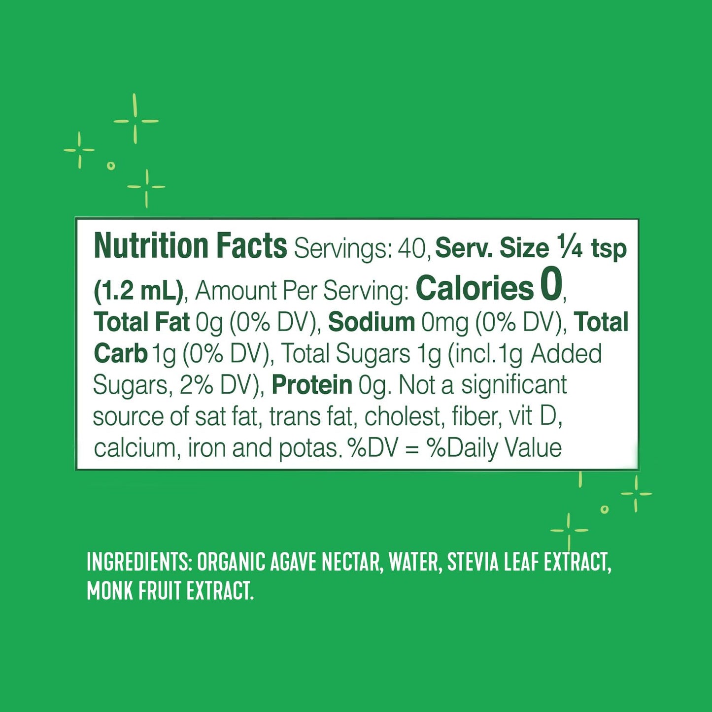 Whole Earth Stevia & Monk Fruit Liquid Sweetener, Original, 1.62 Fl Oz (Pack of 1)