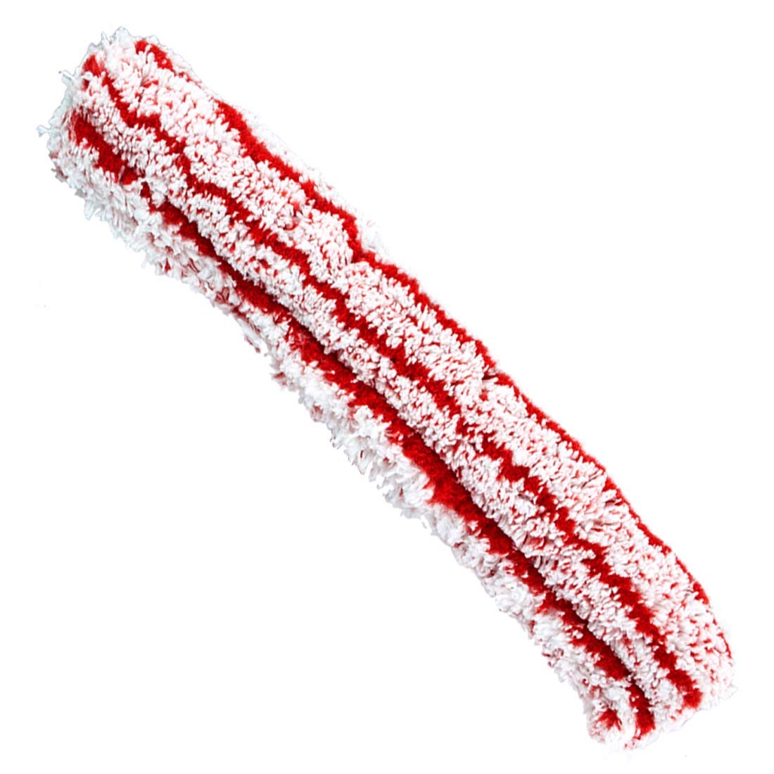 Pulex MicroTiger 10 Inch Sleeve - Red and White Striped, Abrasive for Tough Scrubbing