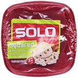 Solo SoloGrips Plastic Grip Bowls, 22-Count Package (Pack of 6)