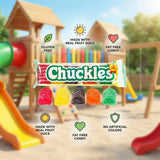 Chuckles Cherry Lemon Licorice Orange Lime Chewy Candy - 2 oz Individually Wrapped Retro Candy - Nostalgic Candy Jelly Candy Fruit Slices - Jelly