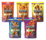 Unbound Snacks Flavored Nuts - Variety Walnuts Sampler, 4 oz (Pack of 5) - Healthy Snacks, 4g Protein, High in Omega 3, Gluten Free, Vegan - Freshly