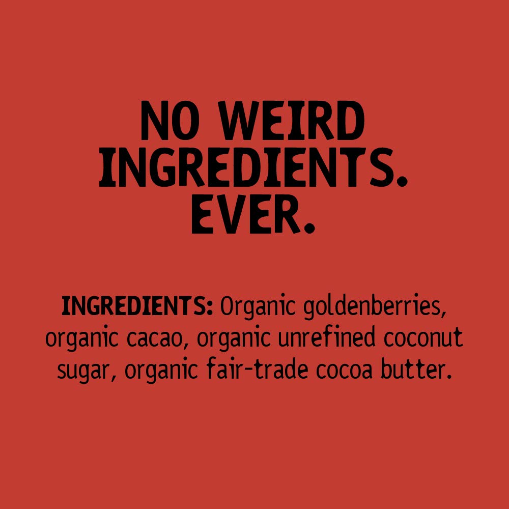 Hu Hunks Vegan Chocolate Covered Sour Goldenberries | 2 Pack | Non-GMO, Gluten Free, Paleo, Organic Dark Chocolate