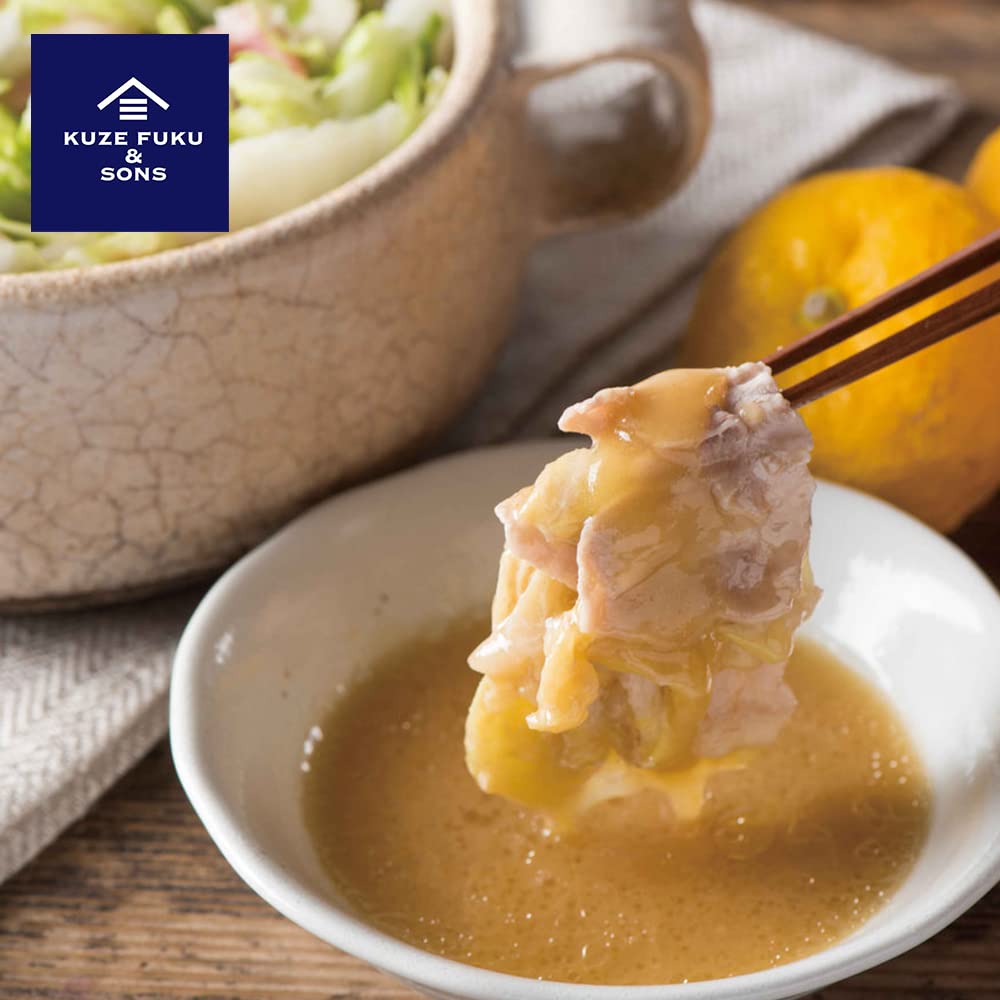 [KUZE FUKU & SONS] Yuzu Miso Premium Sauce, Authentic Savory and Citrus Flavored MultiPurpose Sauce & Salad Dressing (11.8 Fl. Oz/348.96 ml)