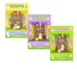 Palmer Hippy Hoppy Milk Chocolate Easter Bunny 1.5 oz Box Basket Stuffer Hollow Mini Colorful