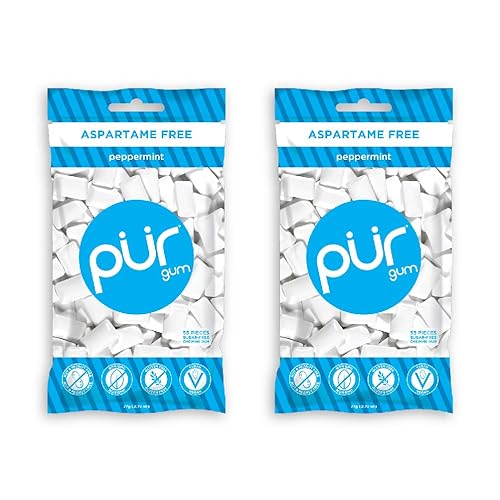 Pur Gum, Peppermint, 2.72-Ounce, 2 Pack
