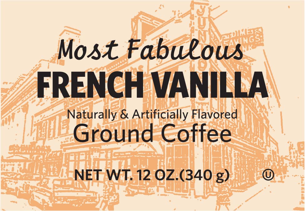 Junior's Most Fabulous Ground Coffee, 12 oz (French Vanilla, 1 bag)