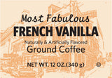Junior's Most Fabulous Ground Coffee, 12 oz (French Vanilla, 1 bag)