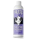 Blitz Silver Shine Polish Liquid Silver Polish for Sterling and Silverplate Jewelry, Dishes, Flatware, Fixtures, & Decor Non-Toxic, Non-Abrasive