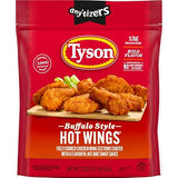 Tyson Any'tizers Buffalo Style Bone-In Chicken Wings, 22 oz. (Frozen)