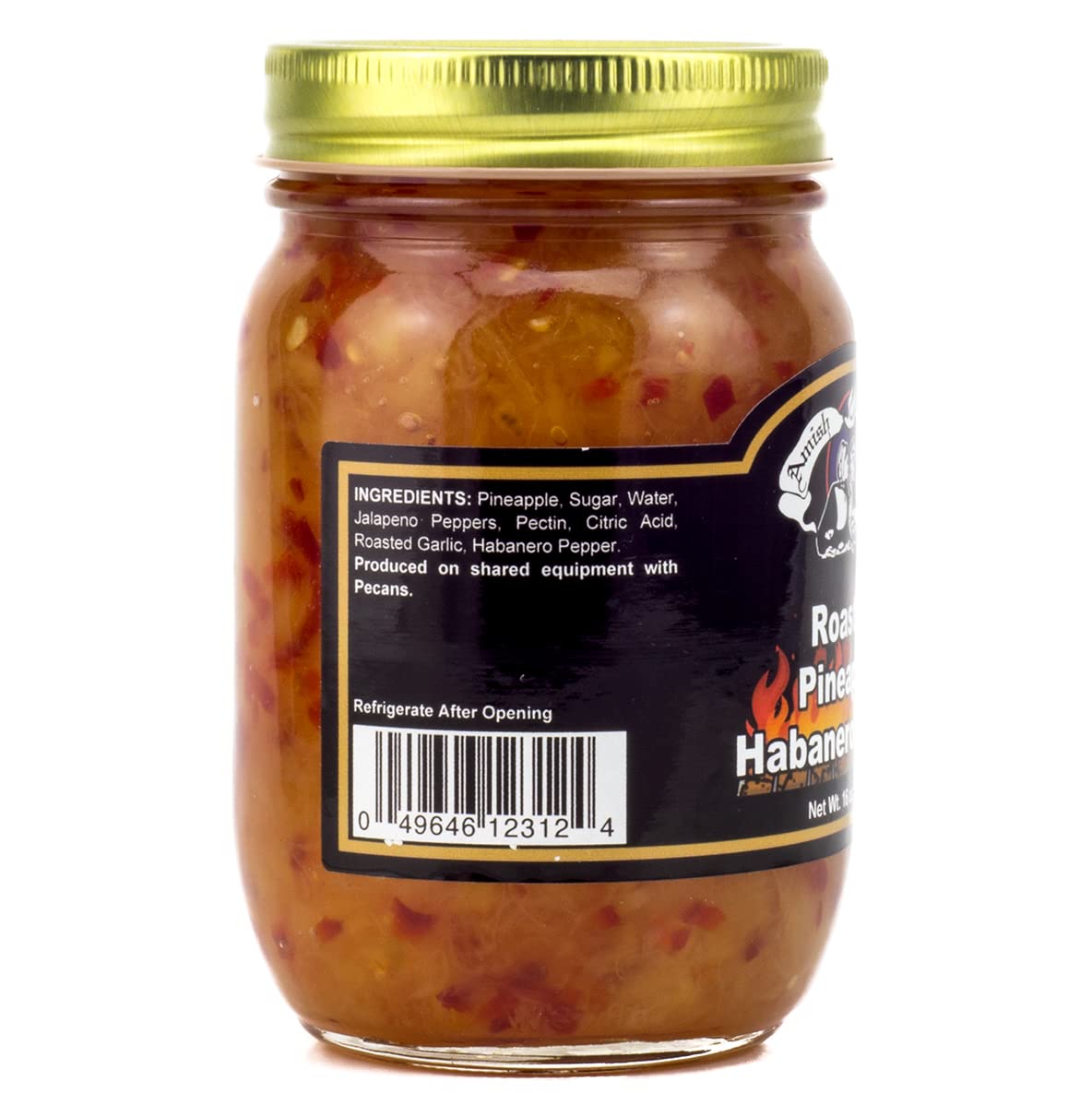 Amish Wedding Roasted Pineapple Habanero Sauce, 16 Ounce (Pack of 2)
