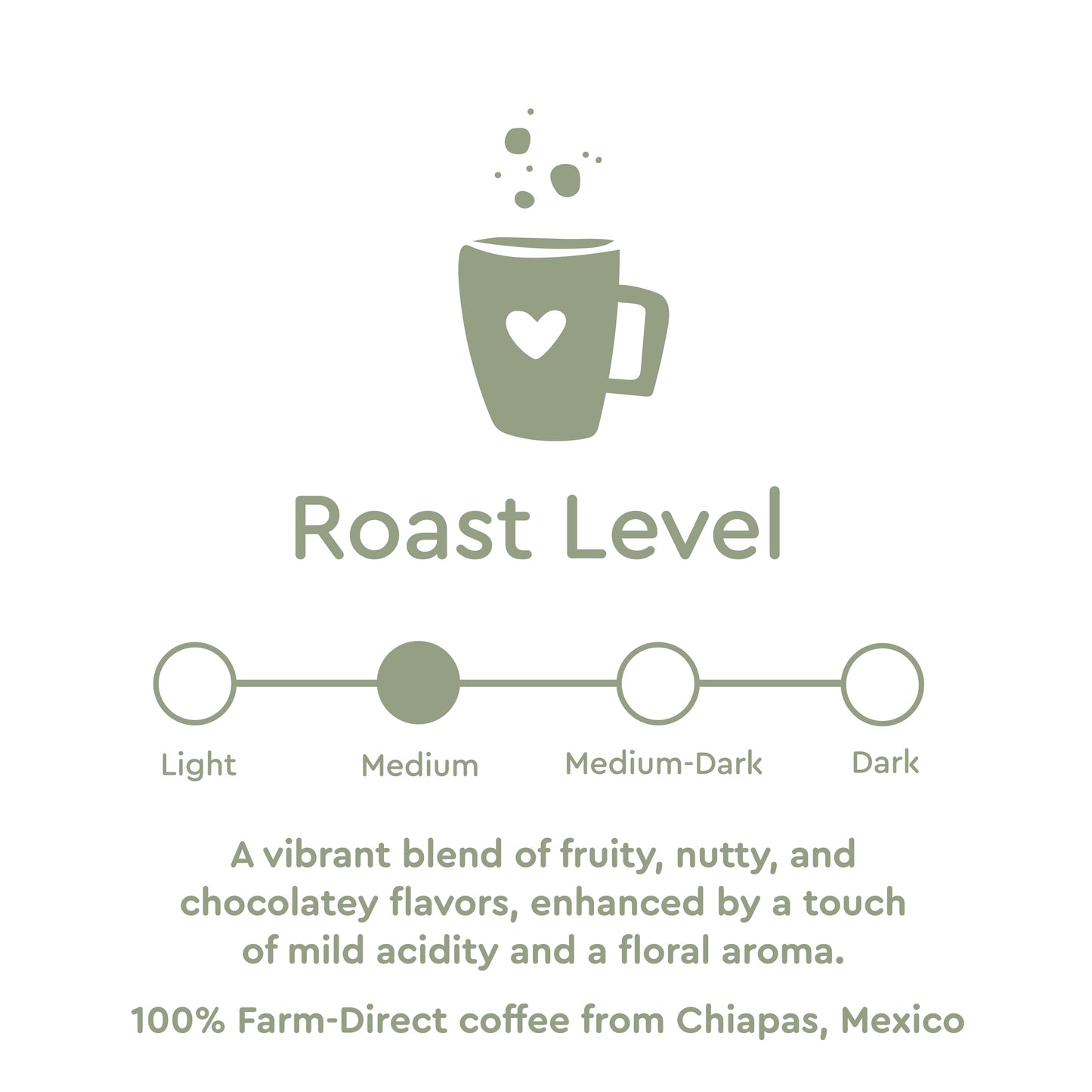 BIGGBY® La Fortaleza Whole Bean Coffee,100% Farm-Direct, 8oz Bag, Medium Roasted