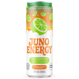 JUNO ENERGY Limeade Sparkling Energy Drink - Sugar Free Electrolytes, Energizing and Hydrating with 125mg Organic Caffeine from Green Coffee Beans