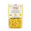 Néssi Lemon Farfalle, 8.8 Ounce, Organic Italian Pasta, Bow-Tie