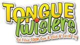 Foreign Candy Tongue Twisters Gel Filled Sour Gum with Click and Catch Toy, 0.99 Ounce
