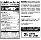 Atkins Endulge Treat Milk Chocolate Caramel Squares. Smooth & Decadent. Keto-Friendly. (15 Pieces)