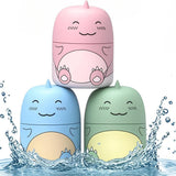 CloudMades Cute Dinosaur-Shaped Toilet Bowl Cleaner Bottle, Bathroom Toilet Tank Cleaner with Ocean, Jasmine, and Peach Scent,Three bottles can be