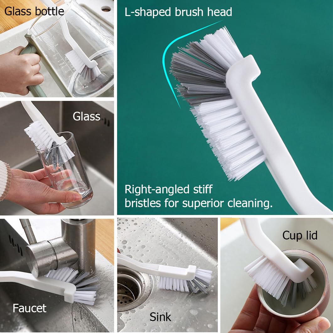 13Pcs Crevice Cleaning Brush Set, Cleaning Brush Tools, Hard Bristle Gap Household Cleaning Products Suitable for Toilets, Kitchens, bathrooms, Cups