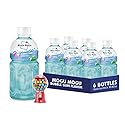 Mogu Mogu Drink Bubble Gum (6 Bottles) Delicious drinks made with nata de coco (coconut jelly). Fun chewable juice boxes for kids. Juice bottles made