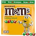 M&M'S Peanut Christmas Candy, Chocolate Christmas Stocking Stuffers, Red and Green Candy Bulk 38 oz Bag