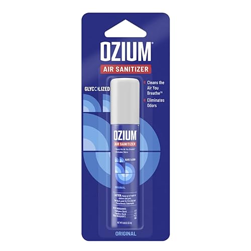 Ozium 0.8 oz. Air Sanitizer & Odor Eliminator for Homes, Cars, Offices and More, Original Scent