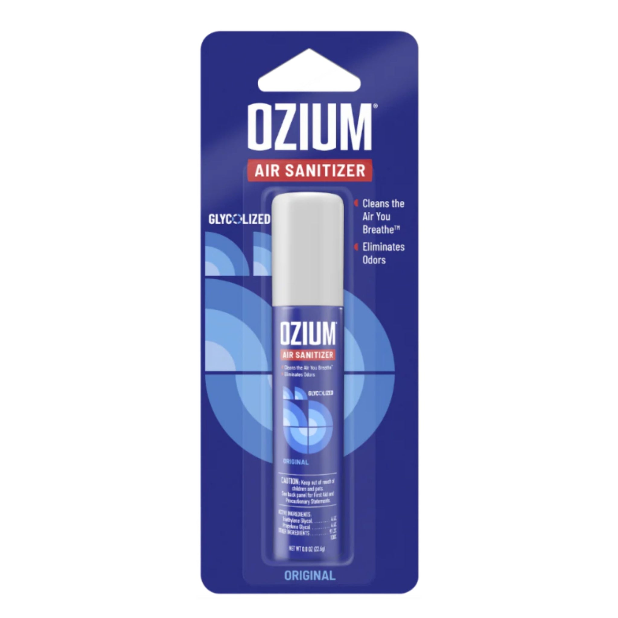 Ozium 0.8 oz. Air Sanitizer & Odor Eliminator for Homes, Cars, Offices and More, Original Scent