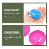 Garneck 50pcs Fillable Plastic Easter Eggs Decorative Openable Egg Party Favors Candy Boxes for Home And School