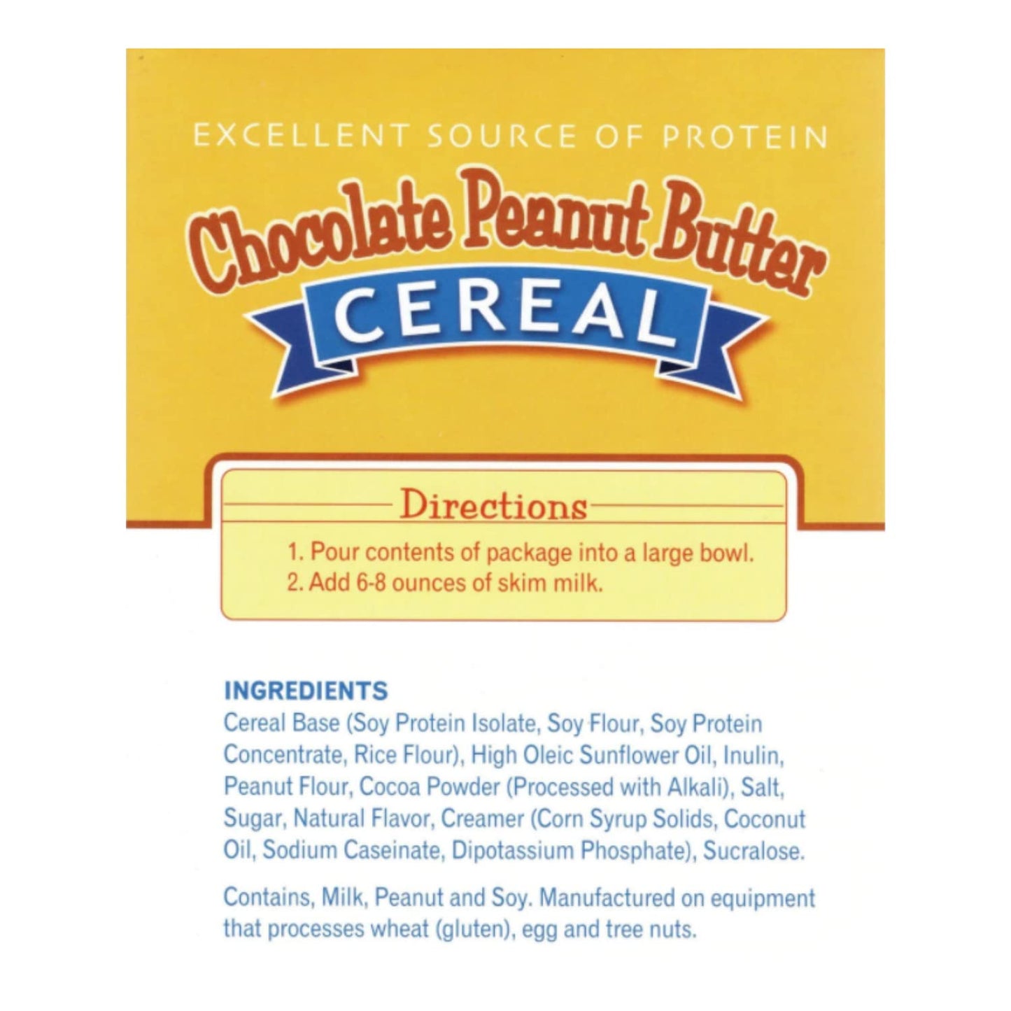 FITWISE - High Protein Cereal, 15g Protein, Low Sugar, Ideal Protein Compatible, 7 Servings Per Box (Chocolate Peanut Butter)