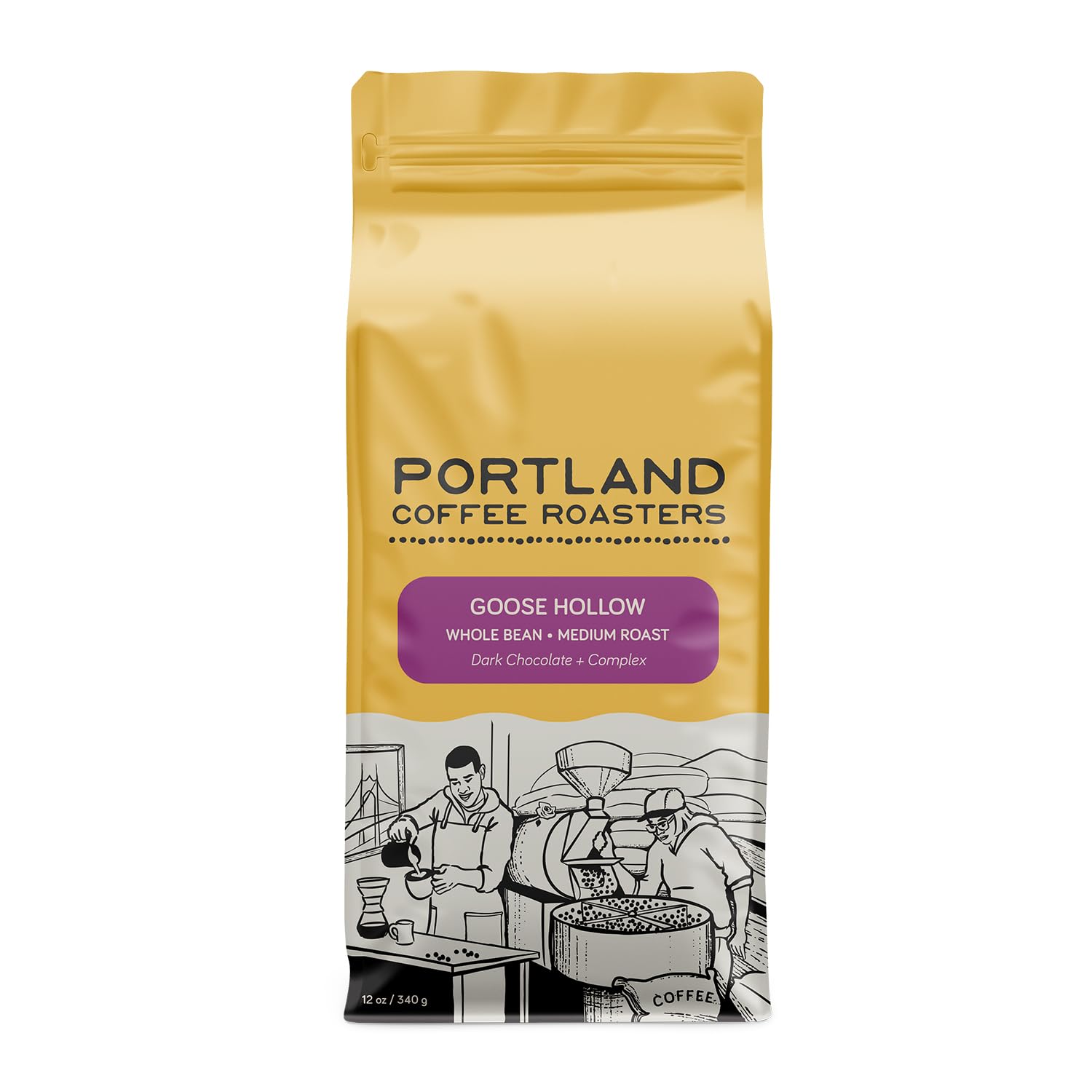 Goose Hollow from Portland Coffee Roasters - 12oz Bag - Whole Bean Medium Roast