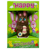 2-Count Fruidles Easter Bunny Rabbit Milk Chocolate Bunnies with Basket Easter Eggs, Individually Wrapped in Gift-Box, Kosher Certified Dairy, 1.5oz