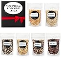 Dell Cove Spices | Custom Popcorn Snacks Pick Your Own Gift Set of 4 | Non-GMO & Gluten Free Popcorn Accessories