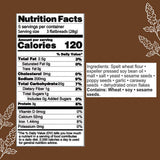 Suzie's Spelt Multi-seed Flatbread Crackers| Pack of 6 | Low-Fat & Vegan, Kosher, Whoelgrain | Healthy Snack Option | 4.6 oz each