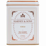 Harney & Sons Chai, Spiced Black Tea, 20 Sachets | Brew Masala Chai at Home, Classic Collection