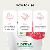 Grab Green Garbage Disposal Freshener Cleaner Pods - Tangerine with Lemongrass, white