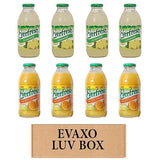 LUV BOX- variety Everfresh Juice 16 oz. pack of 8 , Everfresh Lemonade , Everfresh 100% Orange Juice. by evaxo