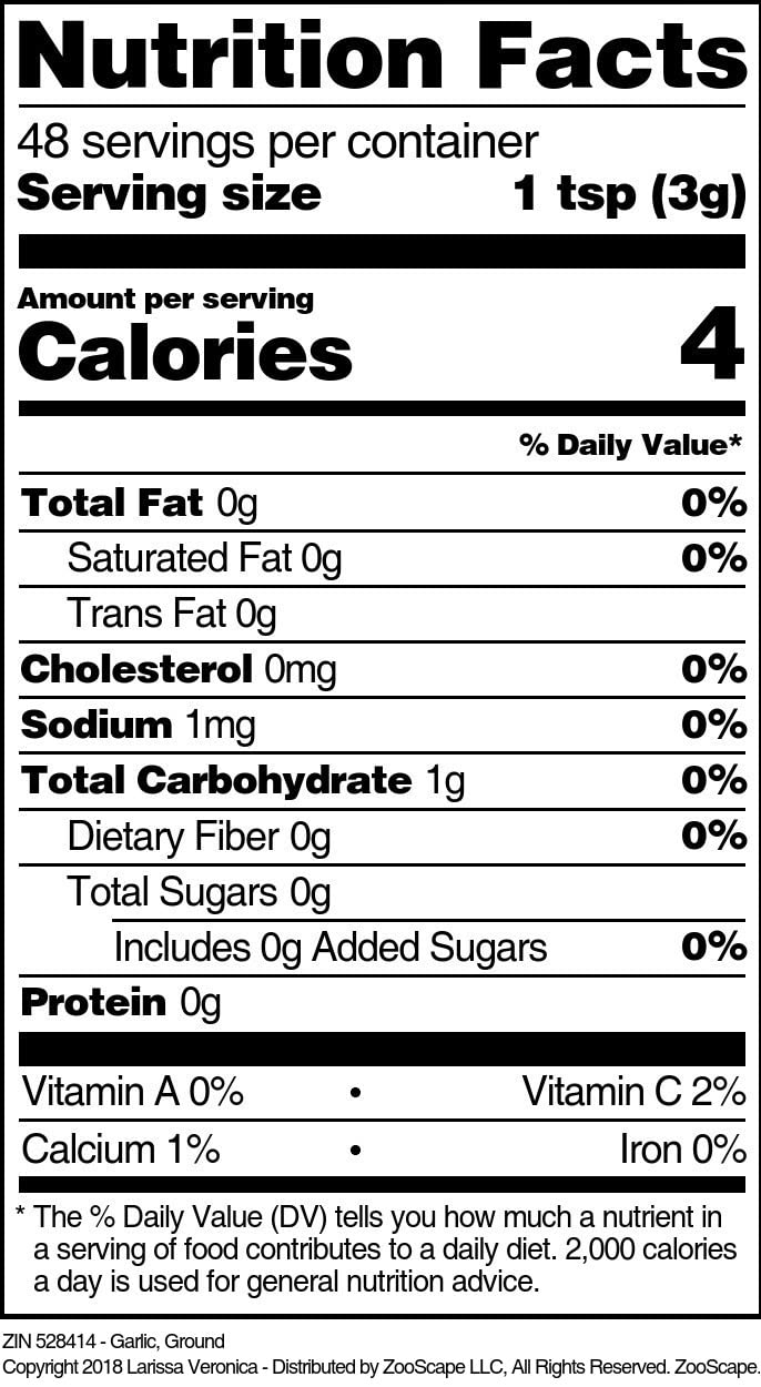 Garlic, Ground (8 oz, ZIN: 528414) - 3 Pack