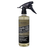 Stainless Steel and More - Stainless Steel Cleaner and Polish with Si02 Ceramic sealer to resist fingerprints, smudges and water spots