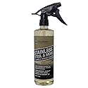 Stainless Steel and More - Stainless Steel Cleaner and Polish with Si02 Ceramic sealer to resist fingerprints, smudges and water spots