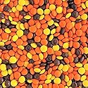 Chocolate Peanut Butter Pieces Candy- 1.5 Lbs Milk Chocolate Peanut Butter Candies in Crunchy Shell-Perfect for Parties, Snacks, and Baking-Perfectly
