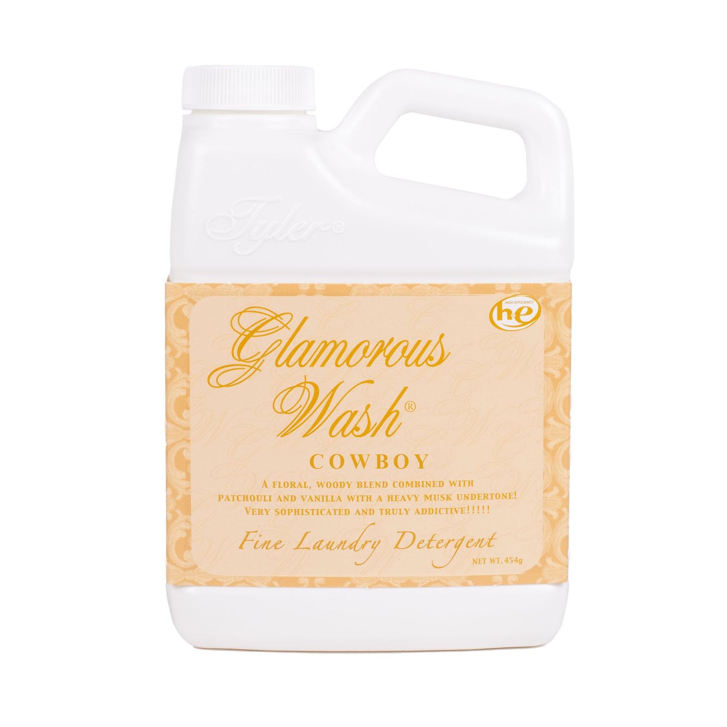 Tyler Candle Co wboy 16 oz. Glamorous Wash, light yellow