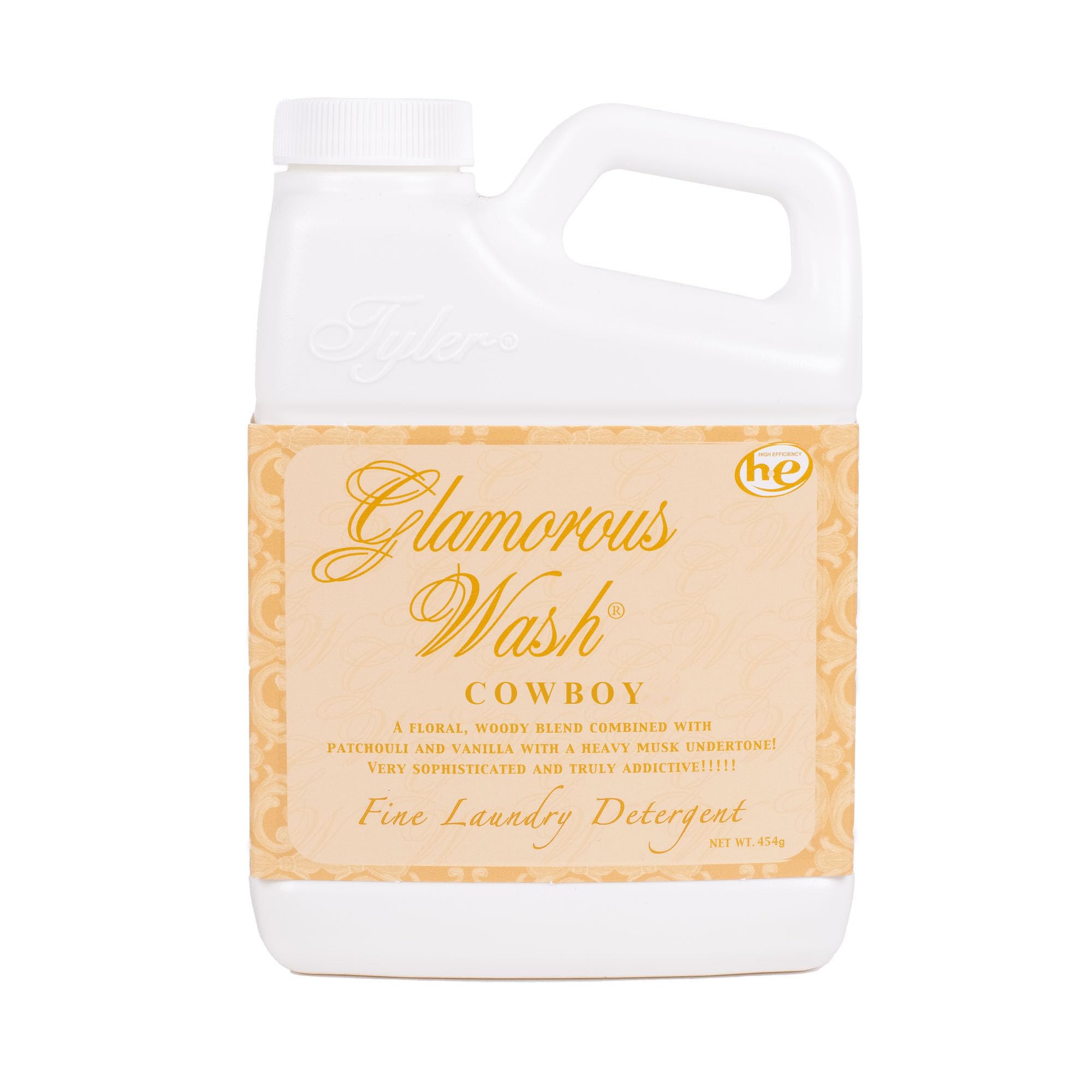 Tyler Candle Co wboy 16 oz. Glamorous Wash, light yellow