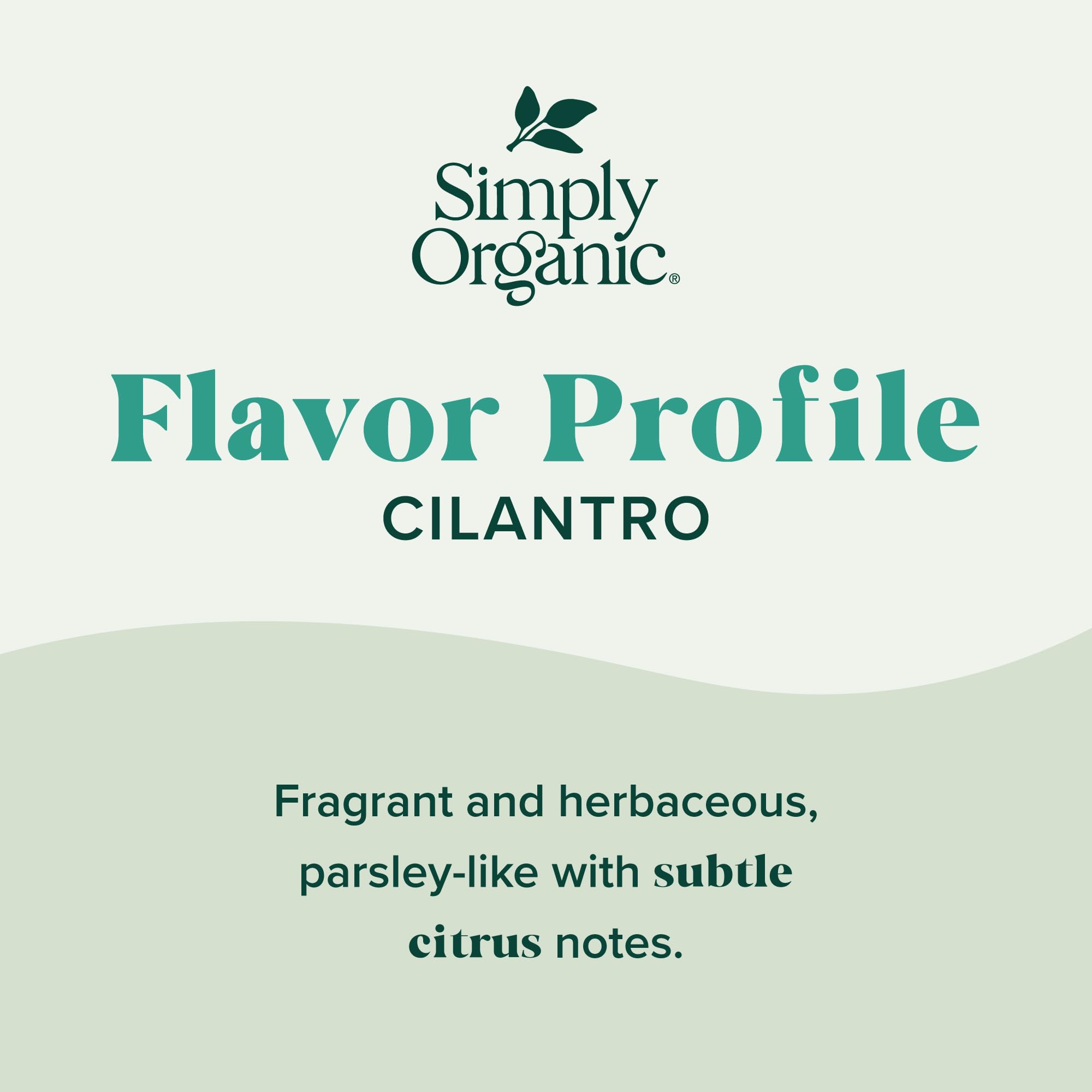 Simply Organic Cilantro Leaf, Certified Organic, Kosher | 0.78 Ounce (Pack of 1)